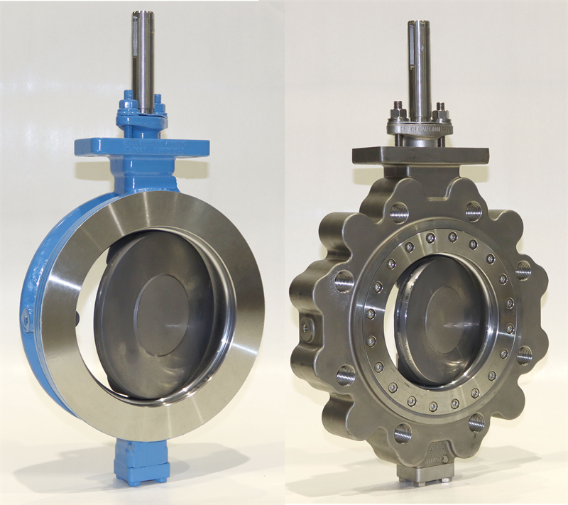 The modular butterfly valve range enables a vast number of configurations with Neles Neldisc metal seat and Jamesbury WaferSphere soft seat